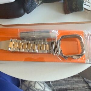 Gold and Silver Watch Band Ultra 49mm